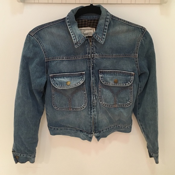 Current Elliott jean jacket extra warm sz s