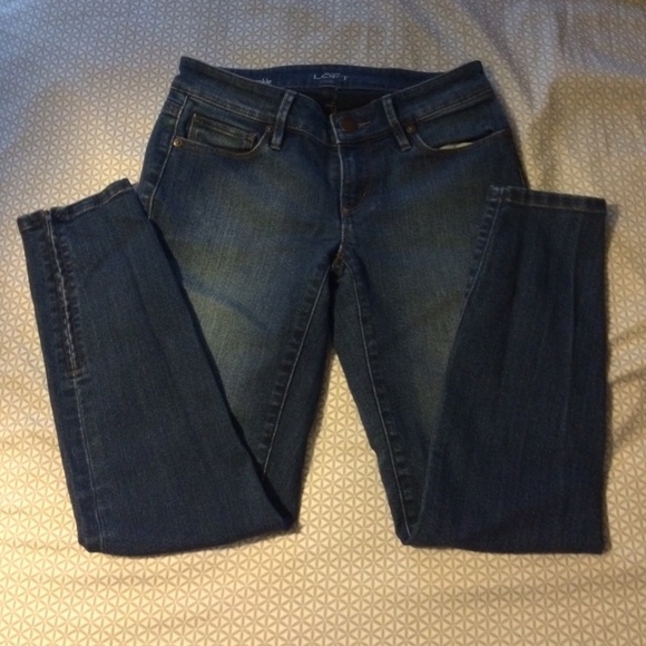 Loft Jeans - Size 0/25 Zip at the Ankle