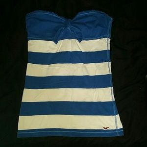 Hollister strapless top