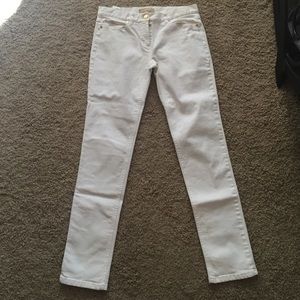 Michael Kors white denim jeans