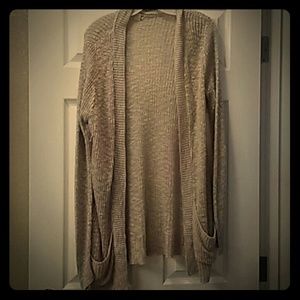 Over sized tan cardigan