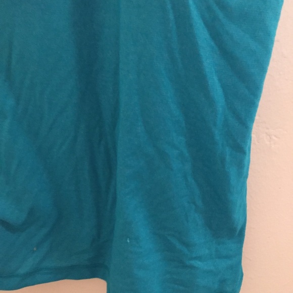 LULULEMON turquoise criss cross tank - Picture 3 of 4