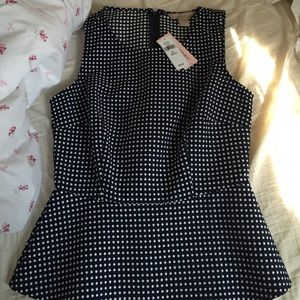 NWT Banana Republic Peplum Top