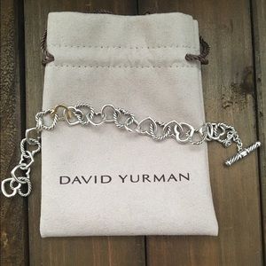 David Yurman Cable Heart Link Bracelet