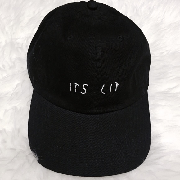 Brandy Melville Accessories - ITS LIT Baseball Cap