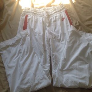 White Nike Athletic Pant