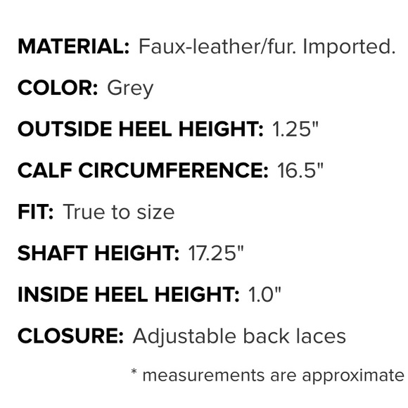 Grey flat boot - Picture 2 of 5