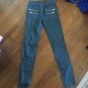 Long pants teal