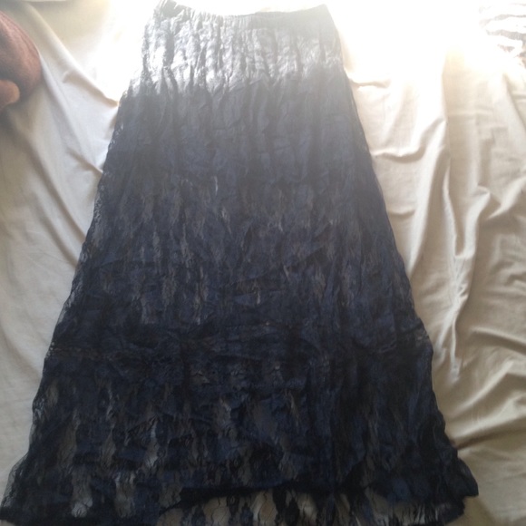 Black Lace Skirt