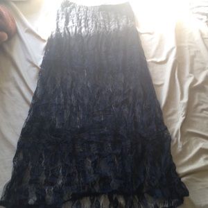 Black Lace Skirt