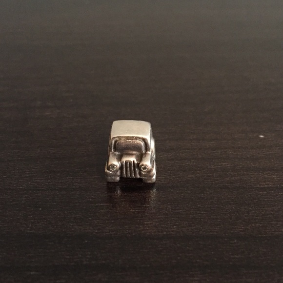 "Car, Clear and Red CZ" Pandora Charm