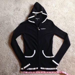Bebe zip up sweater