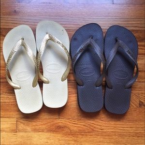 Havaianas Flip Flops **2 Pair