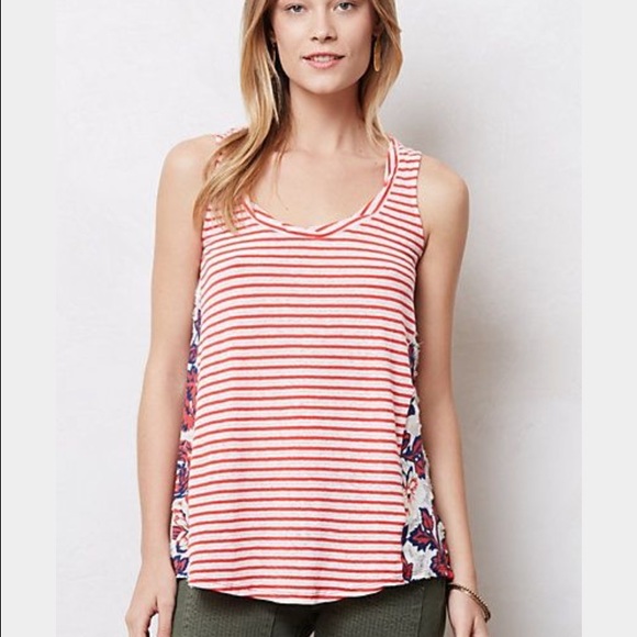 Anthropologie Tops - Anthropologie Porridge Twisted Striped Tank