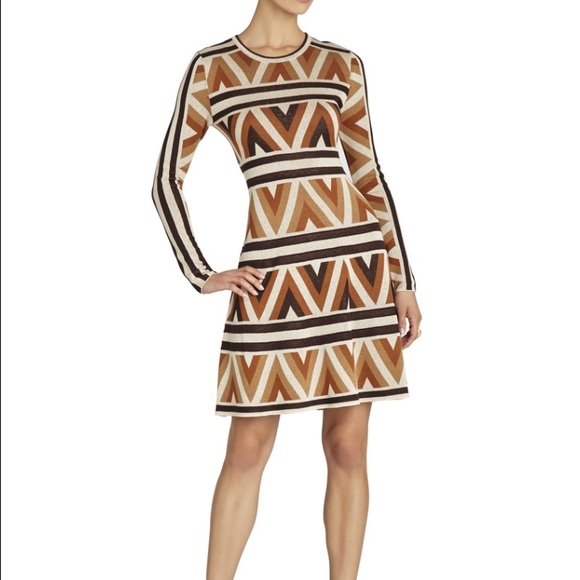 BCBGMaxAzria Dresses & Skirts - Bcbg malina zig zag dress xs