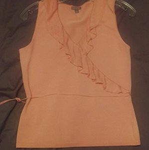 Peach formal tank top