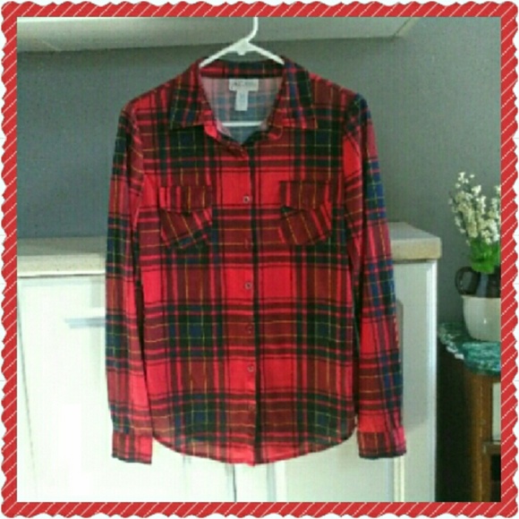 Deep Red Flannel