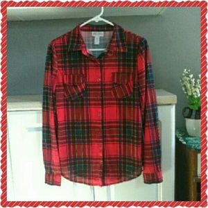 Deep Red Flannel
