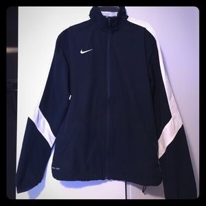 Navy blue, Nike Storm-fit full zip jacket. Medium