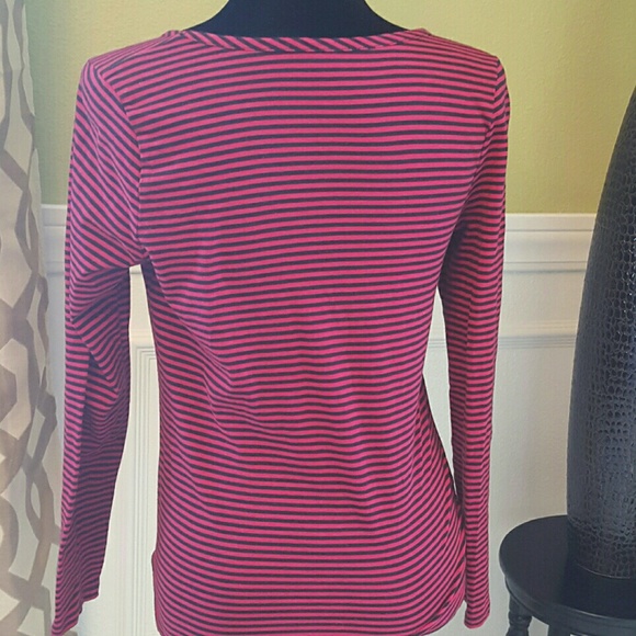 Talbots Striped Top - Picture 2 of 3