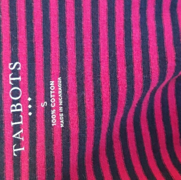 Talbots Striped Top - Picture 3 of 3