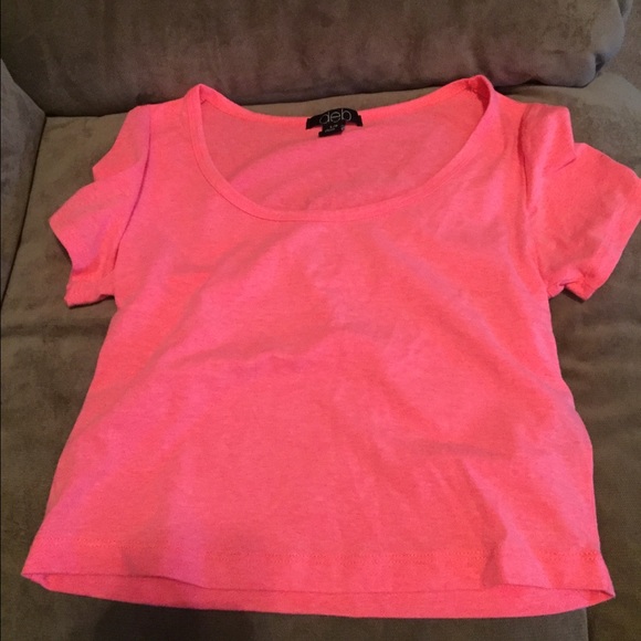 Pink crop top