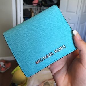 Michael Kors Teal Wallet