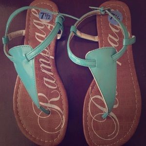 Rampage Teal Sandals