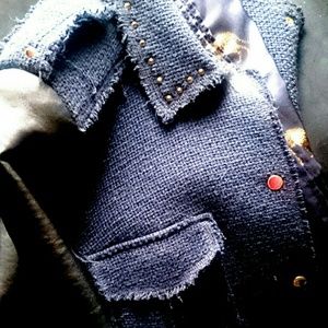 Navy Lrafaluc jacket