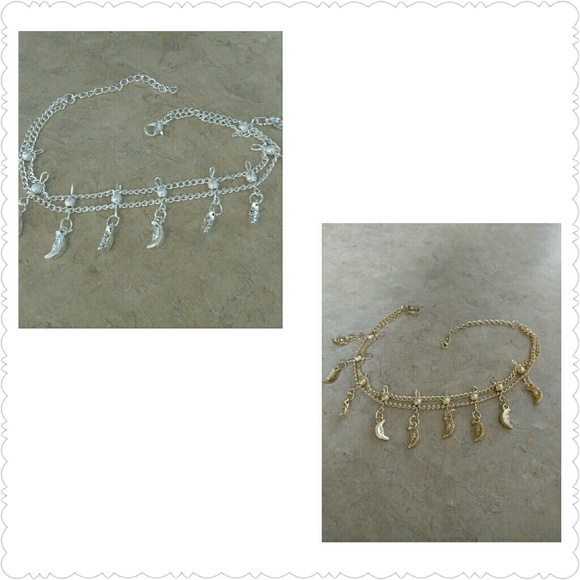 New Silver/Gold Bundle Bracelet/Anklets