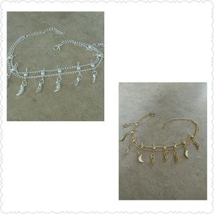 New Silver/Gold Bundle Bracelet/Anklets