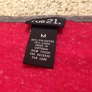 two long-sleeve V-necks.