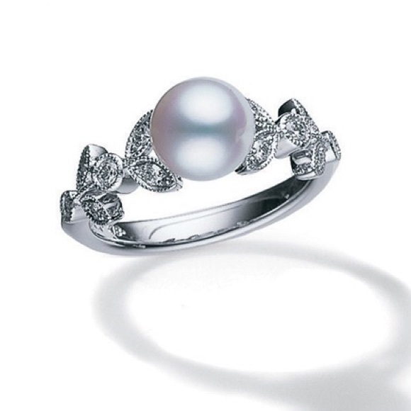 MIKIMOTO Vintage Akoya Cultured Pearl Ring