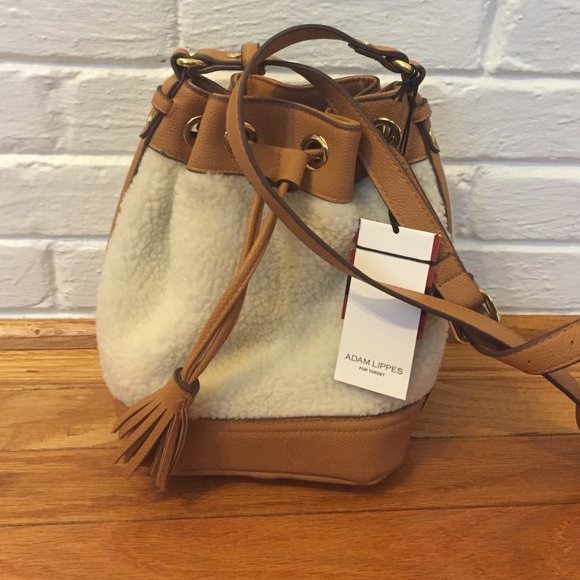 Adam Lippes Handbags - Adam Lippes for Target Shearling Bucket Bag NWT