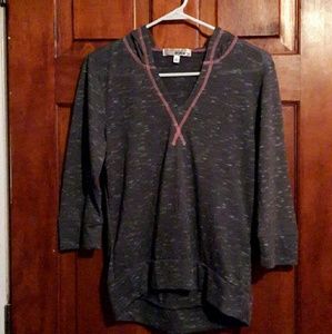 Long sleeved pullover hoodie