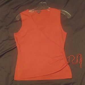Red-orange tank top