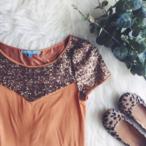 ANTONIO MELANI Tops - Antonio Melani Sequin Blouse