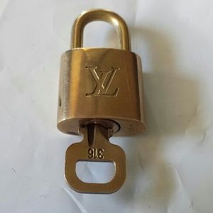 Authentic Louis Vuitton padlock with one key