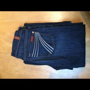 Size 25 women's 7 for all mankind jeans