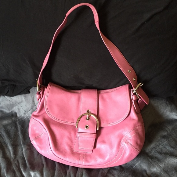 Coach Handbags - Pink leather Coach handbag
