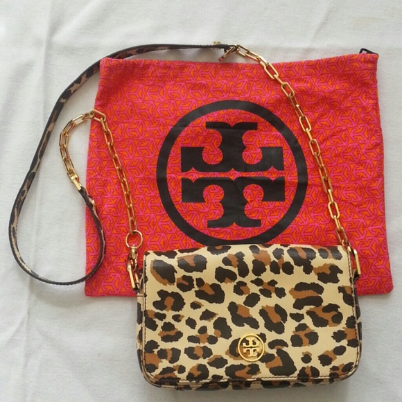 Tory Burch Ocelot mini chain Robinson bag