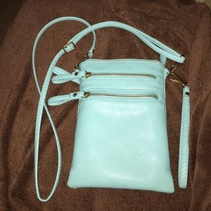 Mint color Crossbody