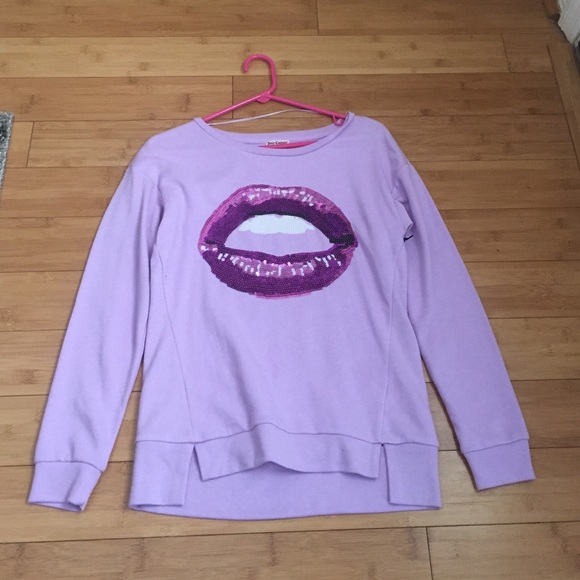 Purple juicy couture sweatshirt