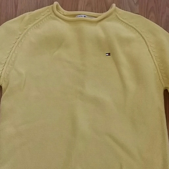 Tommy Hilfiger yellow sweater