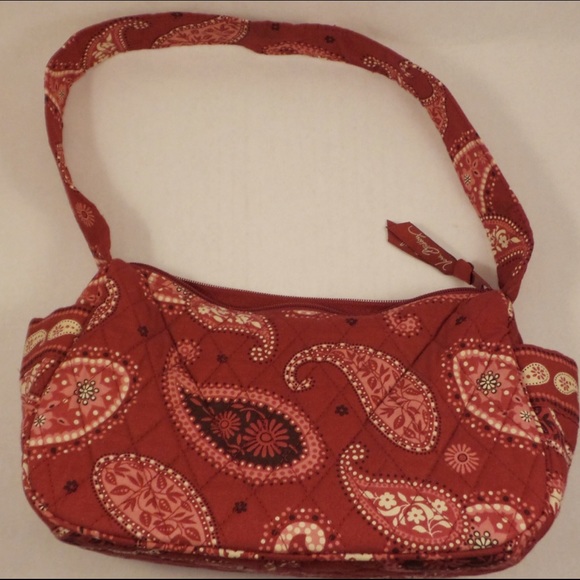 Vera Bradley Mesa Red Small Handbag Purse