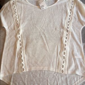 H&M white top