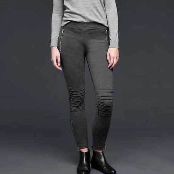 Gap Moto Ponte Pant Petite Small NWT