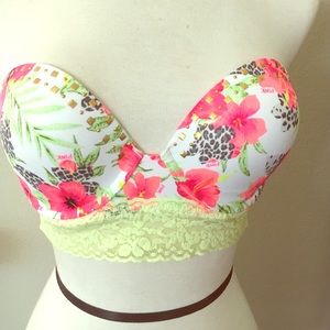 Victoria's Secret Pink Strapless Push Up
