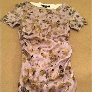 SUNO lavender top silk