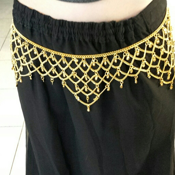 BELLY DANCING  Gold belt - Picture 2 of 4
